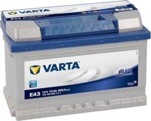 Blue Dynamic E43 12 Volt 72 Amper Akü (Alçak Tip) Av-E43 (Üretim Tarihi: 2023) - Eski Akü İadesiz