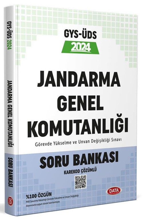 2024 Gys Jandarma Genel Komutanlığı Soru Bankası Data Yayınları