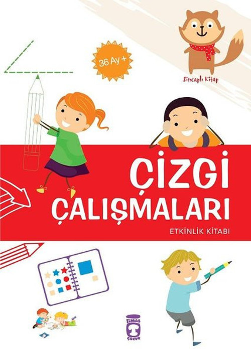 Çizgi Çalışmaları Etkinlik Kitabı 36+Ay