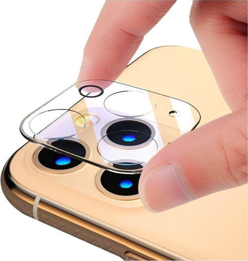 Apple Iphone 12 Pro Max Uyumlu Kamera Lens Koruyucu (KOLAY TAKMA APARATLI) Şeffaf
