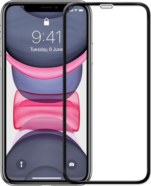 Iphone Uyumlu 11Tam Kaplayan Kırılmaz Cam Koruyucu 5d 9d Siyah