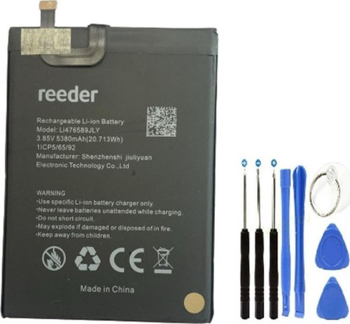 Reeder P13 Blue Lı476589jly Pil Batarya 4780 Mah + Tamir Set