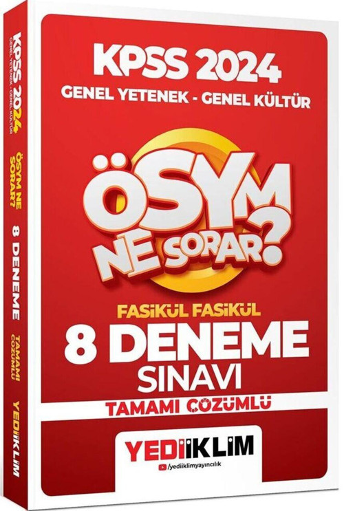 2024 Kpss Ösym Ne Sorar Genel Yetenek Genel Kültür Tamamı Çözümlü 8 Fasikül Deneme