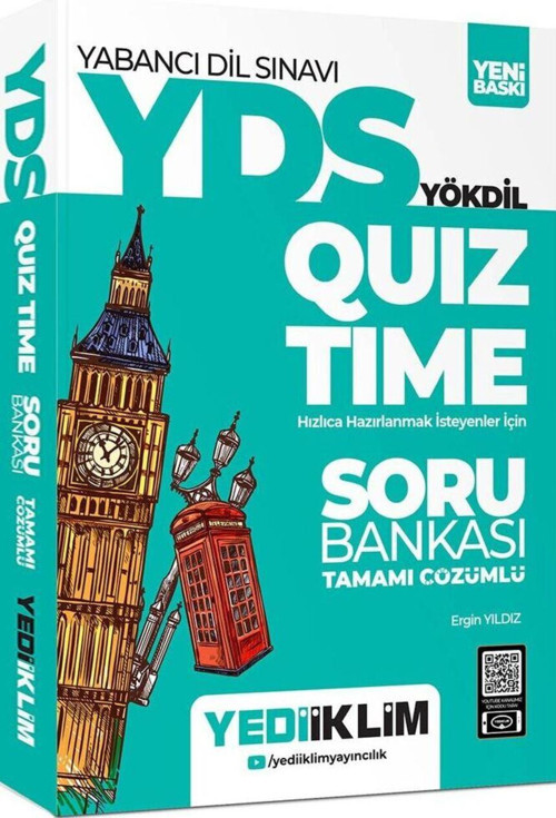 YDSYÖKDİL Quiz Time Tamamı Çözümlü Soru Bankası