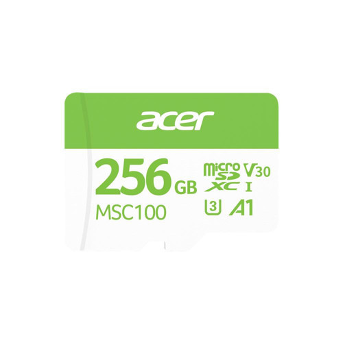 MSC100 256GB microSD U3 V30 A1 Aksiyon Kamera & Güvenlik Kamerası Uyumlu