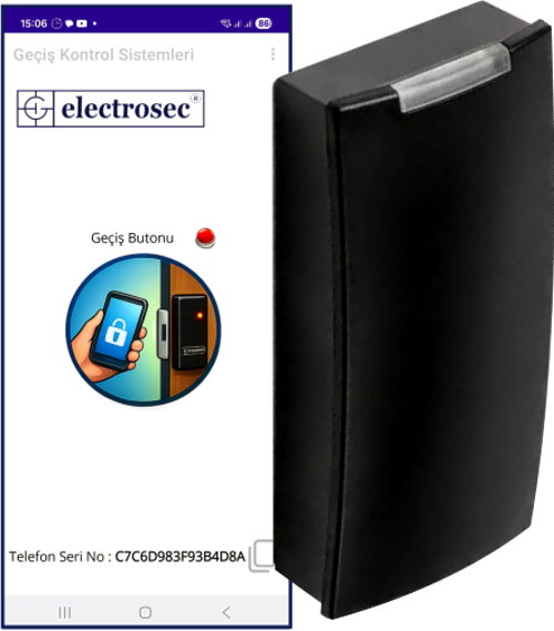 AC-55A Akıllı Telefon ve RFID Geçiş Kontrol Cihazı