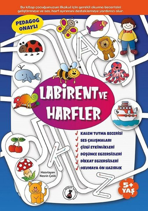 Labirent ve Harfler 5+ Yaş