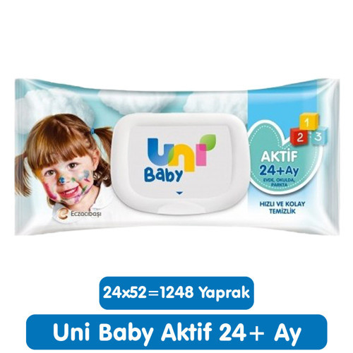Aktif Islak Mendil 24x52 1248 Yaprak