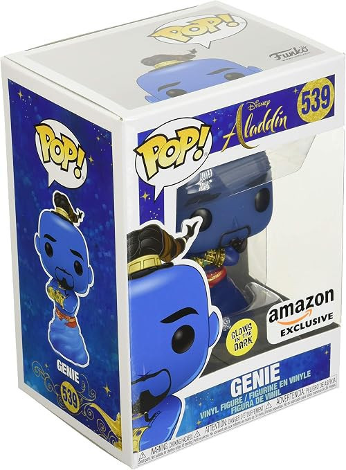 Disney: Aladdin Canlı Eylem - Genie (Karanlıkta Glow) Amazon Özel, Çok renkli"