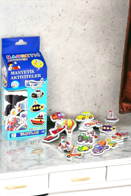 Magnet Buzdolabı Manyetik Aktiviteler - Taşıtlar | Magnet Seti LC7154