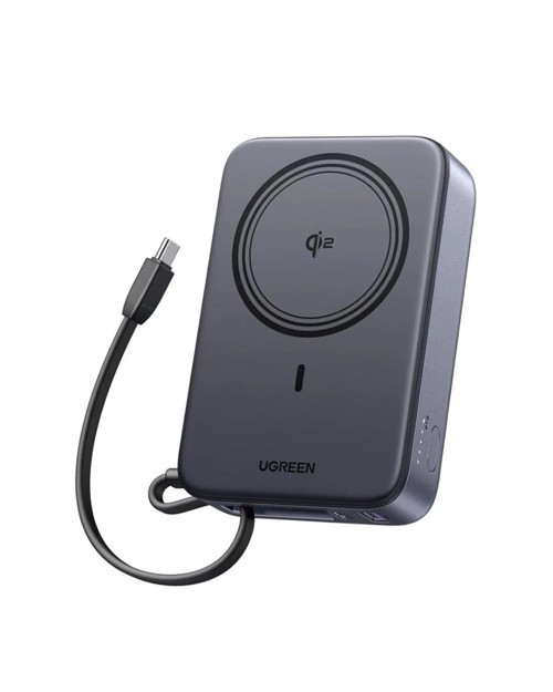Zapix 20.000 mAh MagSafe Wireless Hızlı Şarj Powerbank, Dahili 30W USB-C Kablo ve 15W Kablosuz Şarj Destekli, 554