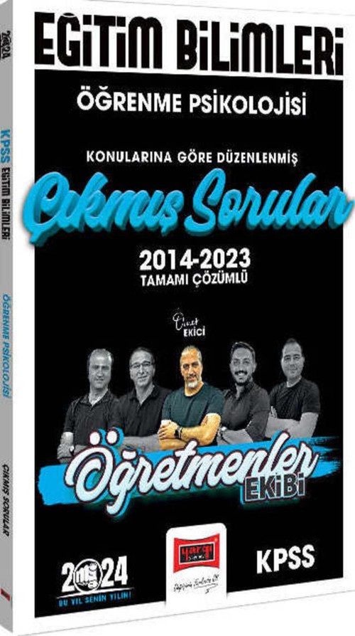 2024 KPSS Eğitim Bilimleri Öğretmenler Ekibi Öğrenme Psikolojisi Konularına Göre Düzenlenmiş Çıkmış Sorular