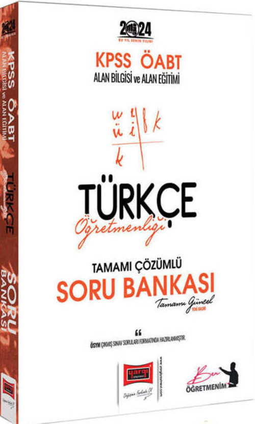 2024 KPSS ÖABT Türkçe Öğretmenliği Tamamı Çözümlü Soru Bankası