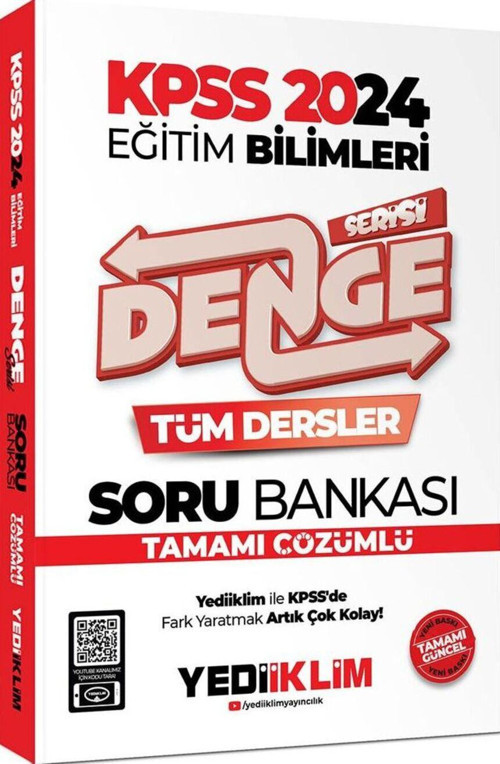 2024 KPSS Eğitim Bilimleri Denge Serisi Tamamı Çözümlü Tüm Dersler Soru Bankası