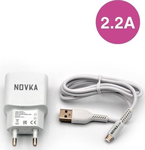 Micro & USB Girişli 2.2 A Şarj Cihazı 1 Metre Kablo + Adaptör Takım Samsung Huawei Modellerle Uyumlu
