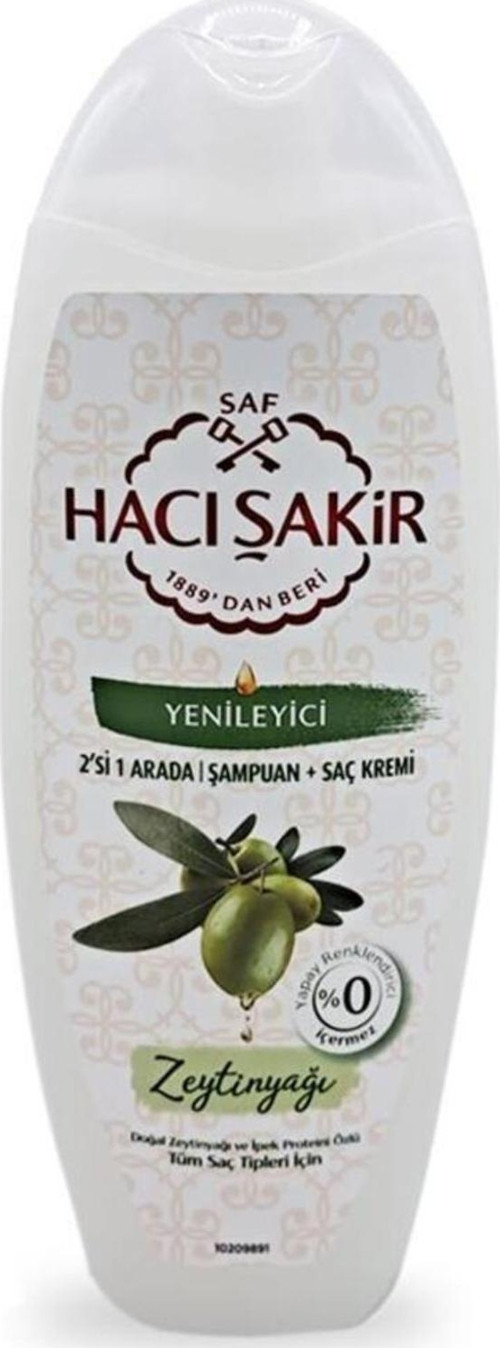 Zeytinyağlı 2Si 1 Arada Şampuan Yenileyici 500 Ml