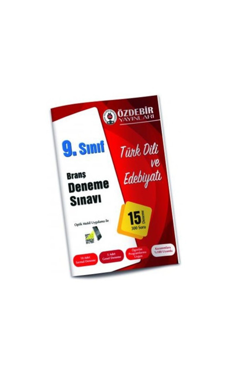 Özdebir Yayınları 9. Sınıf Türkdili Ve Edebiyat Branş Deneme