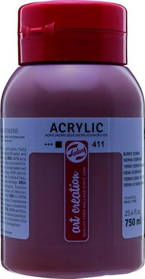 Art Creation Akrilik Boya 750 ml. 411 Burnt Sienna