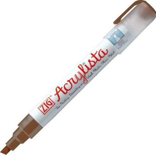 Acrylista Marker Akrilik Boyama Kalemi 6 mm Kesik Uç BURNT SIENNA