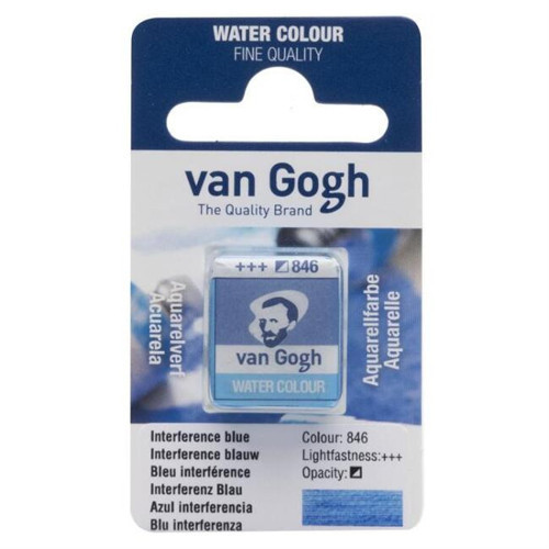 Gwc Pan Sanatsal Sulu Boya Tablet Interference Blue