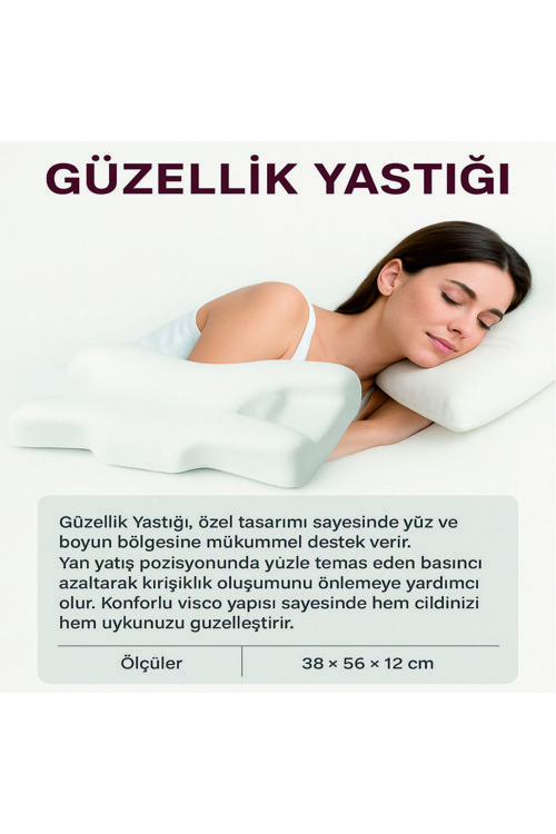 Güzellik Yastığı,Kırışıklık Önleyici Güzellik Yastığı,Visko Yastık
