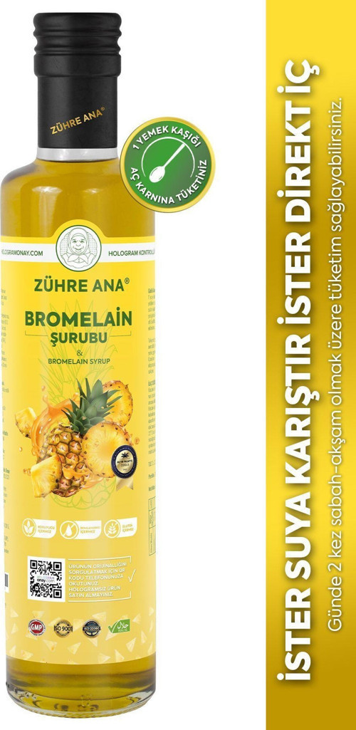 Bromelain Ananas İçeren Detox Şurubu