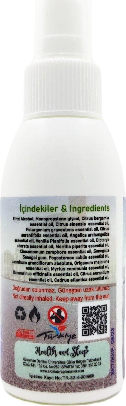 Naturecar Aromaterapik Doğal Oto Parfümü Sprey 100Ml