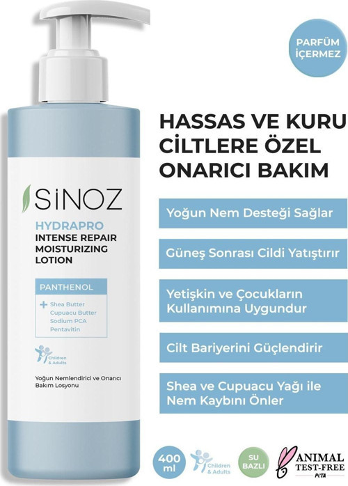Yoğun Nemlendirici Ve Onarıcı Bakım Losyonu 400 ml