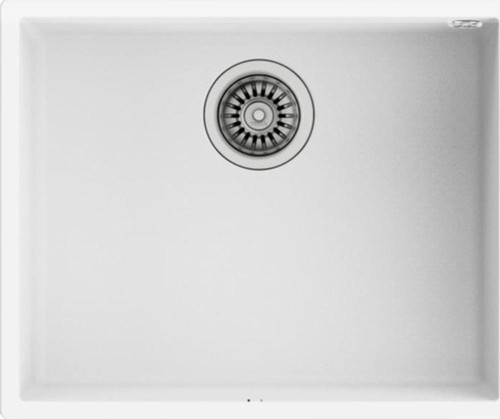 SQUARE 50.40 BEYAZ GRANİT MUTFAK EVYESİ