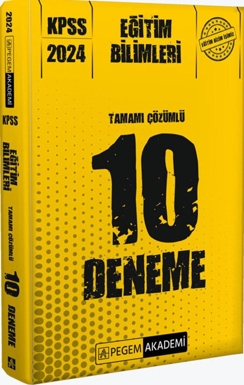 2024 KPSS Eğitim Bilimleri Tamamı Çözümlü 10 Deneme
