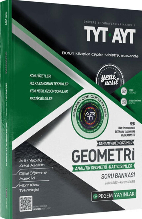 TYT-AYT Geometri Analitik Geometri-Katı Cisimler Soru Bankası