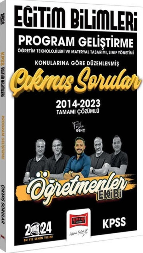 2024 KPSS Eğitim Bilimleri Öğretmenler Ekibi Program Geliştirme Konularına Göre Düzenlenmiş Çıkmış Sorular