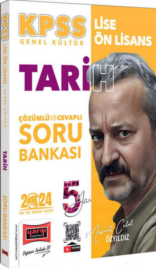 2024 KPSS Lise Ön Lisans 5Yüz Tarih Tamamı Çözümlü Soru Bankası