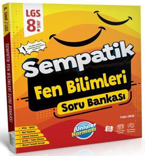 8. Sınıf LGS Fen Bilimleri Sempatik Soru Bankası Ünlüler Karması