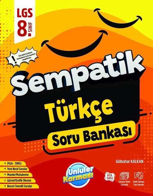 8. Sınıf Sempatik Türkçe Soru Bankası Ünlüler Karması