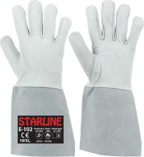 E-102 Isıya Karşı Dirençli Argon Kaynak Eldiveni 35 cm 2X11X 41314X