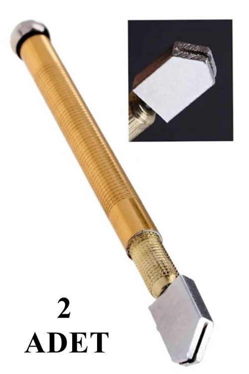 Metal Saplı Gazlı Cam Kesici-Cam Seramik Kesme Elması ( Gaz Hazneli ) 16 Cm. 2 Adet
