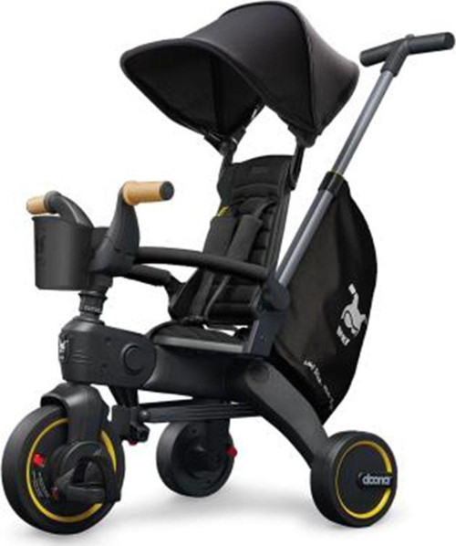 Liki Trike Tek Parça Katlanır 3 Tekerlekli Bebek Bisikleti S5 - Nitro Black