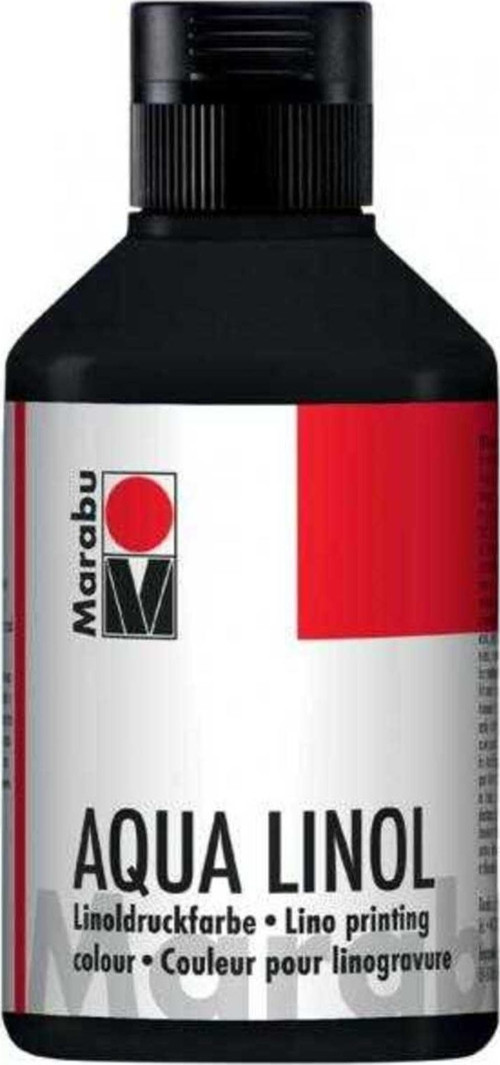 Aqua Linol Baskı Boyası Black 250 ml