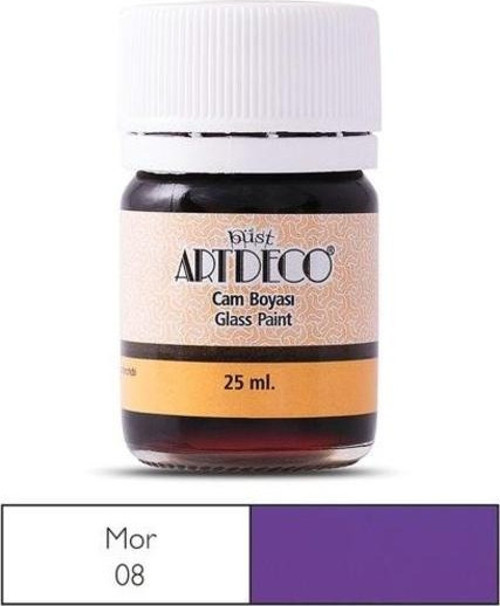 Cam Vitray Boyası 25 ml. 08 MOR