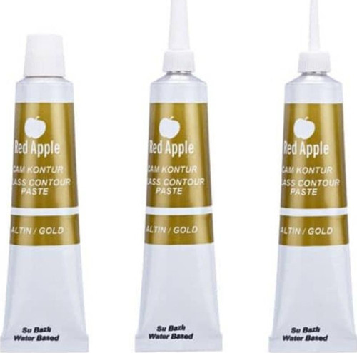 Cam Kontur Boyası 25 ml Altın