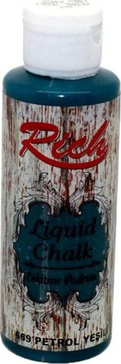 Liquid Chalk Eskitme Pudrası 120 cc. 669 PETROL YEŞİLİ