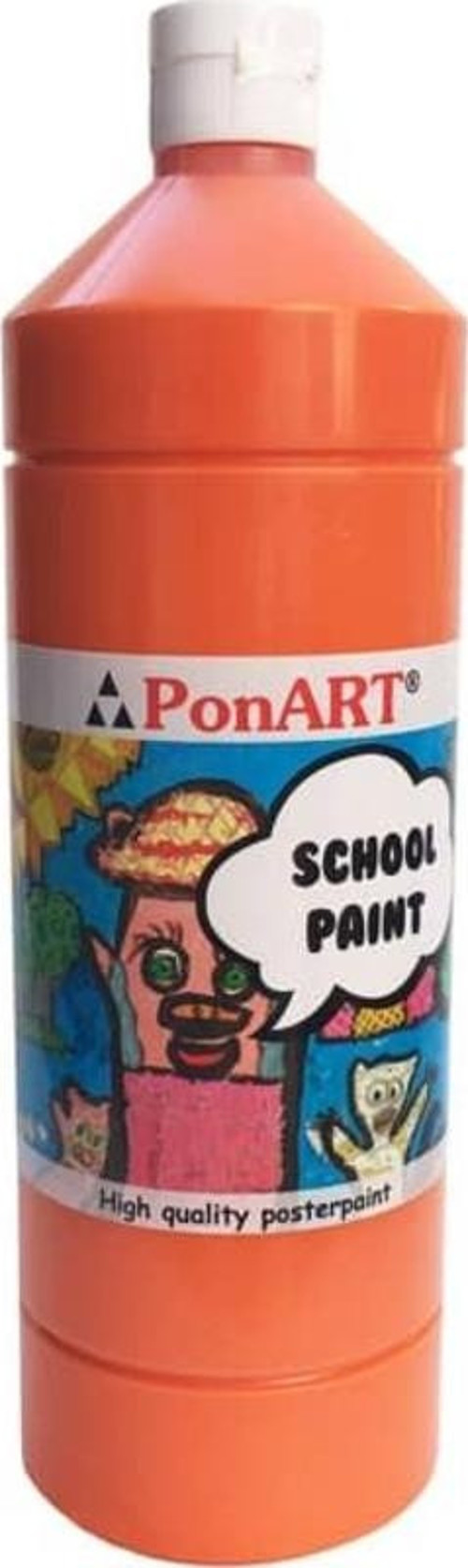 School Paint Çok Amaçlı Okul Boyası Turuncu 250 ml