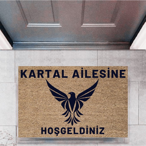 Kapı Önü Paspası Dekoratif Dijital Baskı Kişiye Özel P-2446