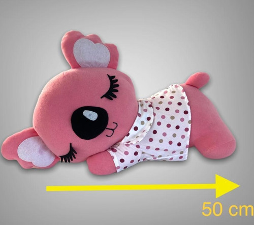 Sevimli Koala Karakter Figür Peluş Oyuncak Pembe 50 cm Oyun ve Uyku Arkadaşı