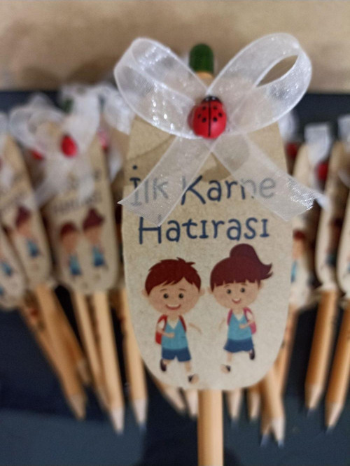 Kişiye Özel İlk Karne Hediyesi 20 adet Tohumlu Kalem