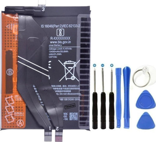 Xioami Redmi K50 Ultra Pil Batarya Bm5j 5000 Mah+tamir Set