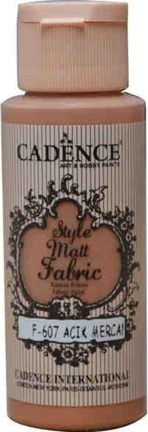 Style Matt Fabric Kumaş Boyası F-607 Açık Mercan