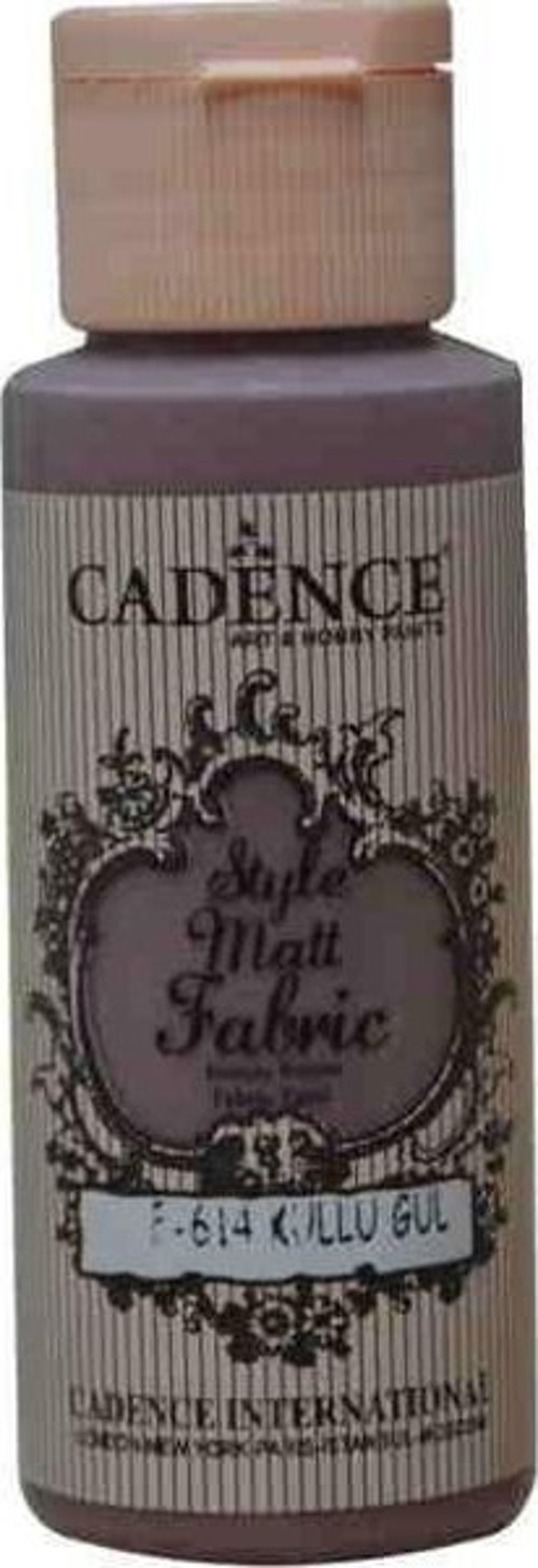 Style Matt Fabric Kumaş Boyası F-614 Küllü Gül