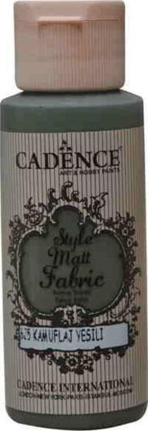 Style Matt Fabric Kumaş Boyası F-625 Kamuflaj Yeşili